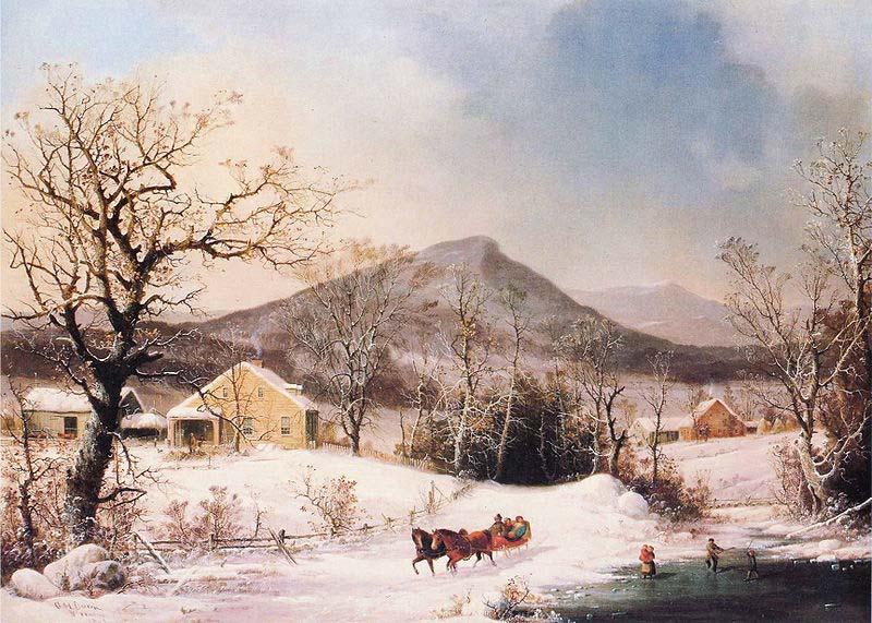  Winter in the Country, Distant Hills